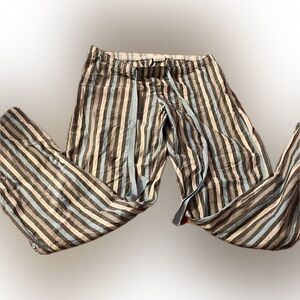 Old Navy women Black and Gray Striped pajama pants